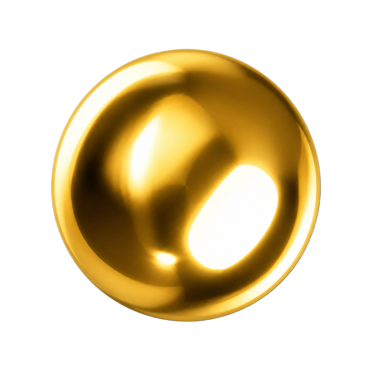 LUXINI® - Half Sphere - metallinen puolipallo kulta