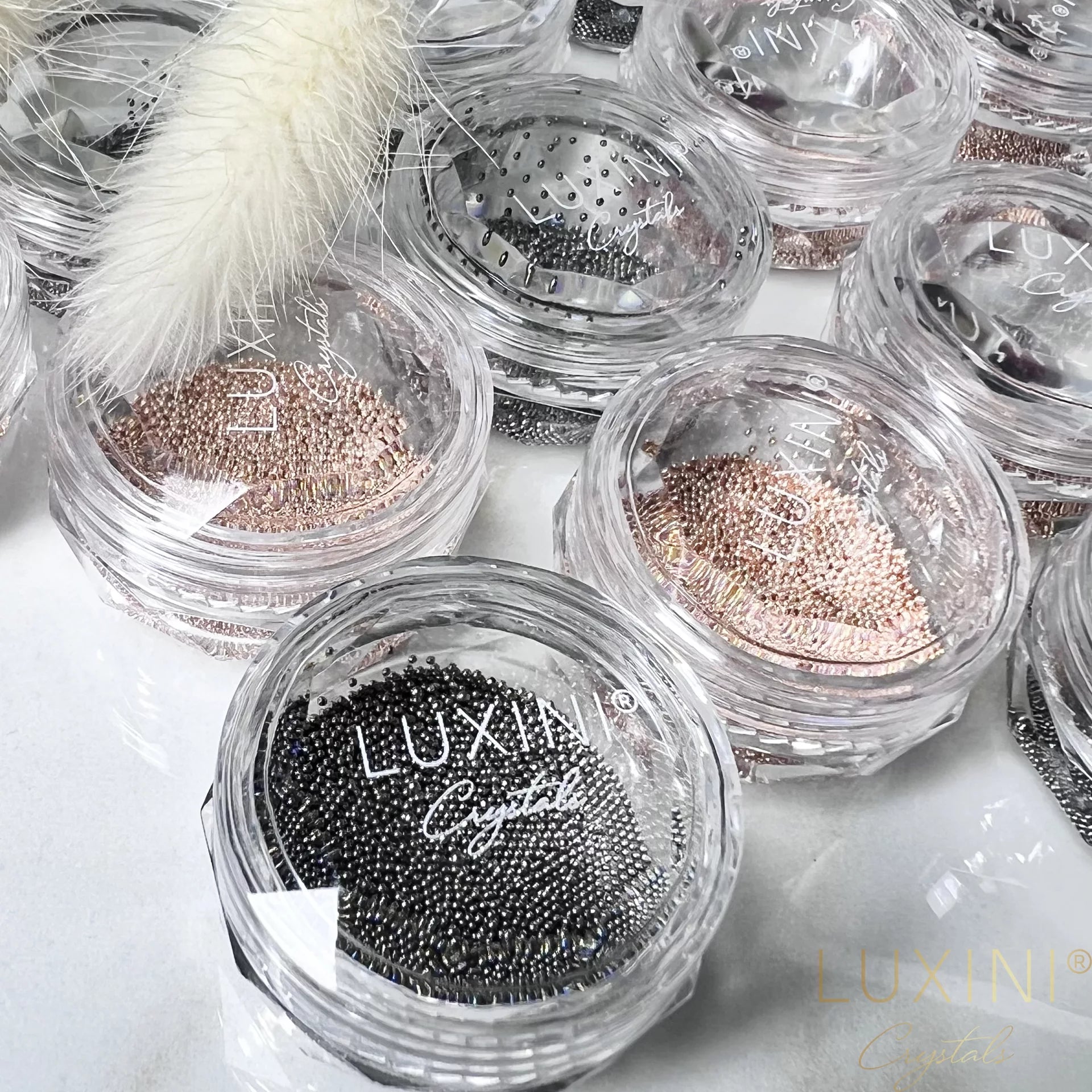 LUXINI® Accessory - Caviar Beads - Rose Gold