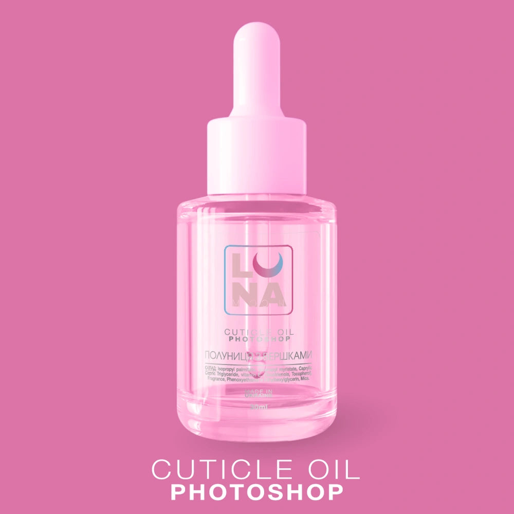 LUNAmoon - Photoshop kynsinauhaöljy - Strawberry with Cream – 30ml